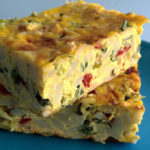 ORZO FRITTATA WITH SMOKED TURKEY