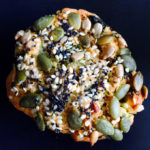 seed and spinach biscuit