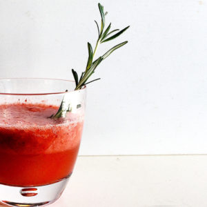 STRAWBERRY ROSEMARY COCKTAIL