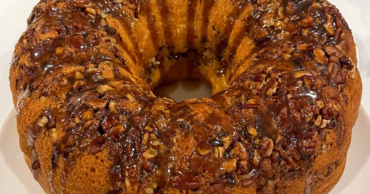 PECAN RUM CAKE