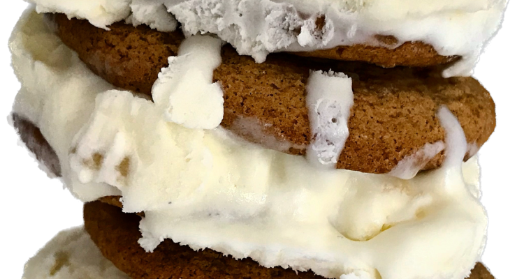 GINGER ICE CREAM SANDWICHES